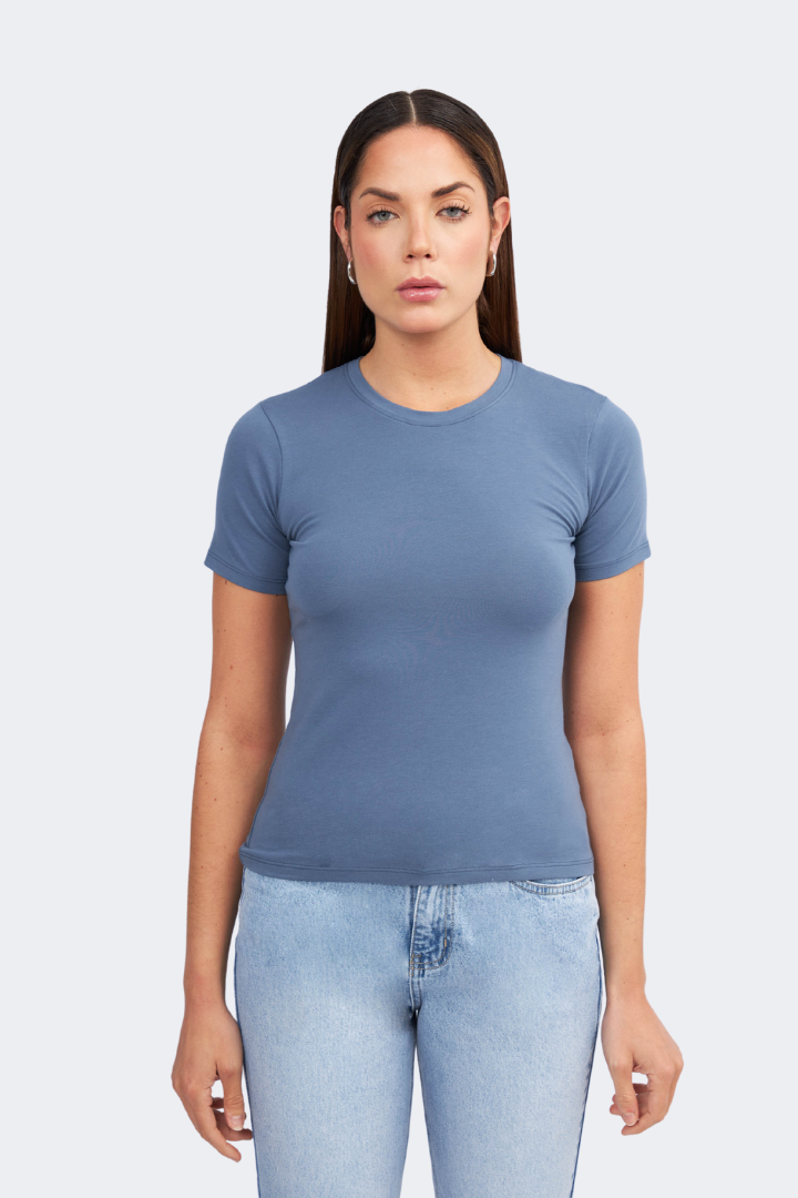 POLO ALGODON PIMA MUJER CAMILA MARINO – Banaty - Main Image