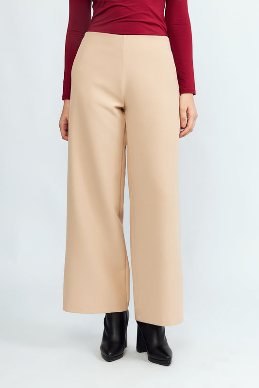 Pantalón Sastre Palazzo Alejandra Beige
