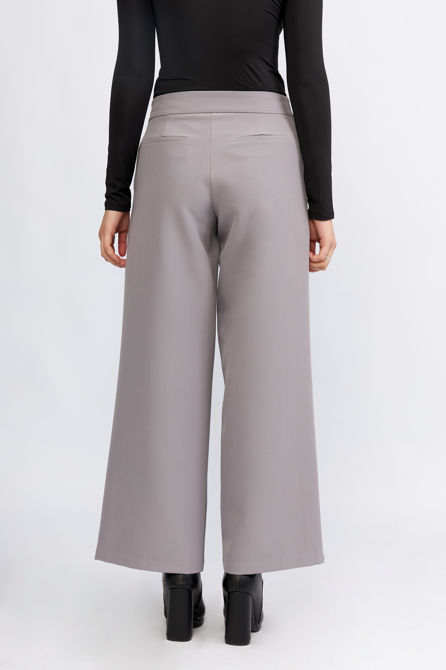 Pantalón Sastre Palazzo Alejandra Gris