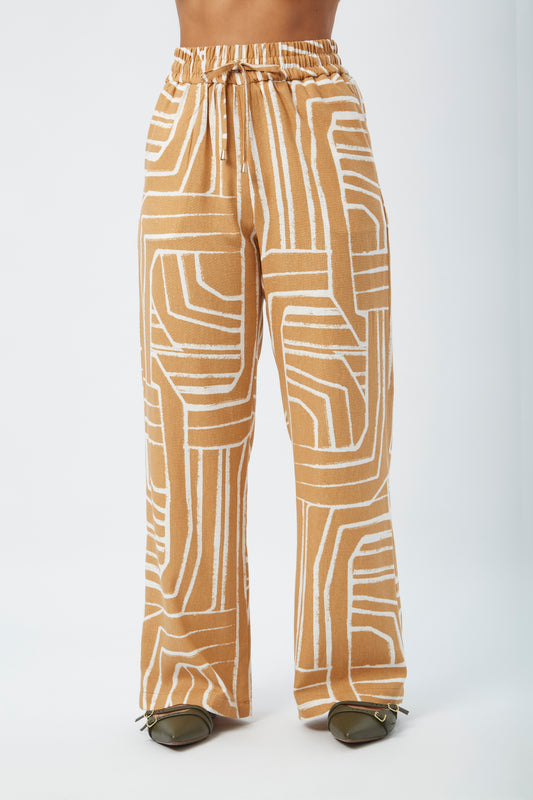 Pantalón Samantha Camel