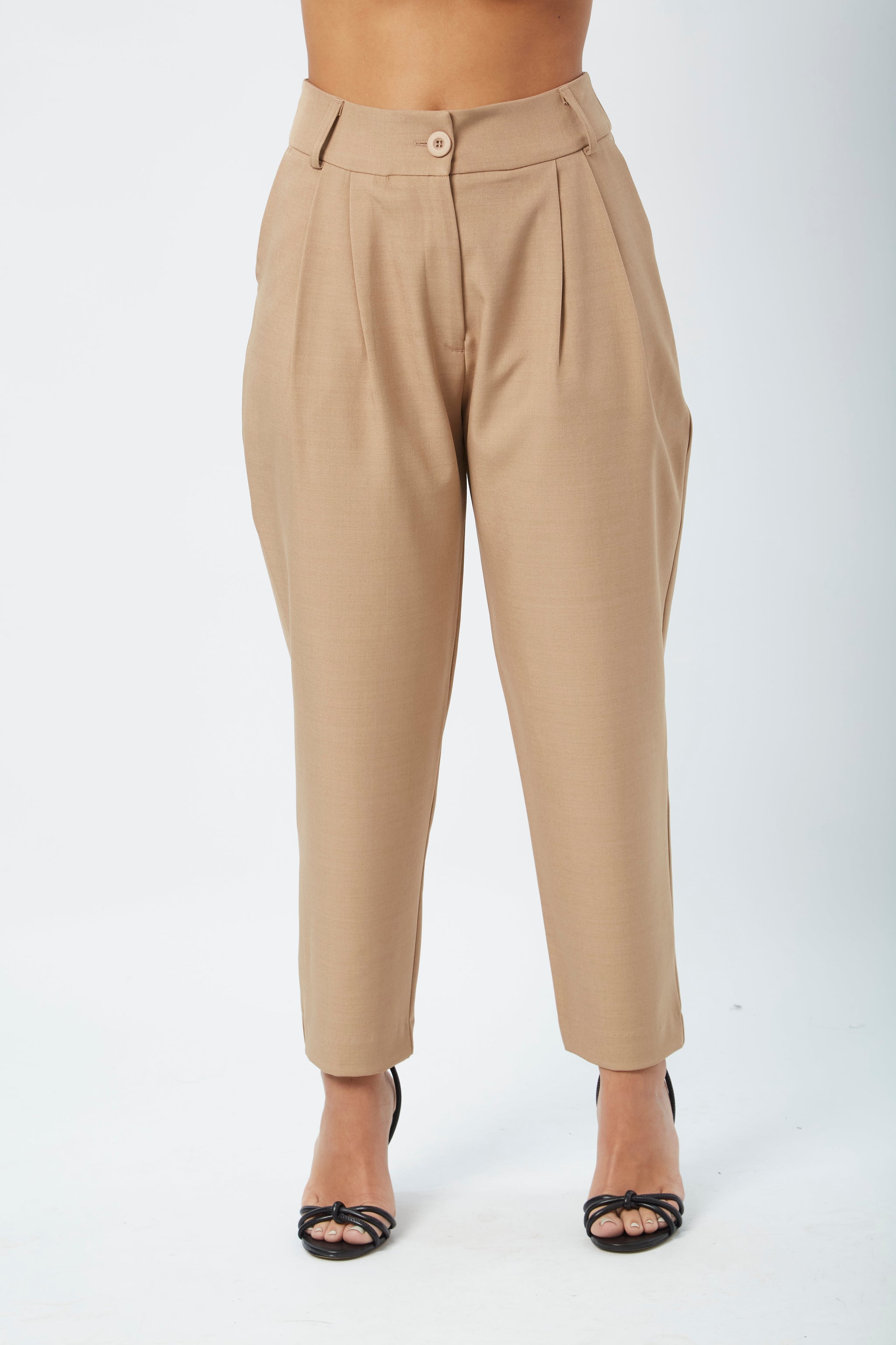Pantalón Sastre Slouchy Andrea Camel