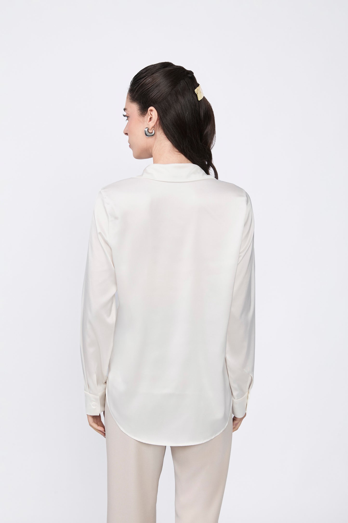 Blusa de Seda Perla