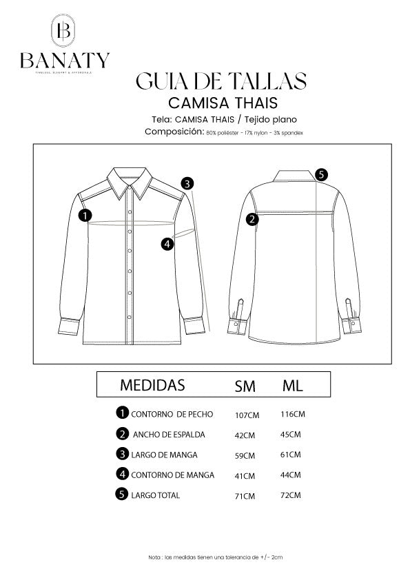 CAMISA THAIS DE CORDUROY MANGA LARGA TOPO