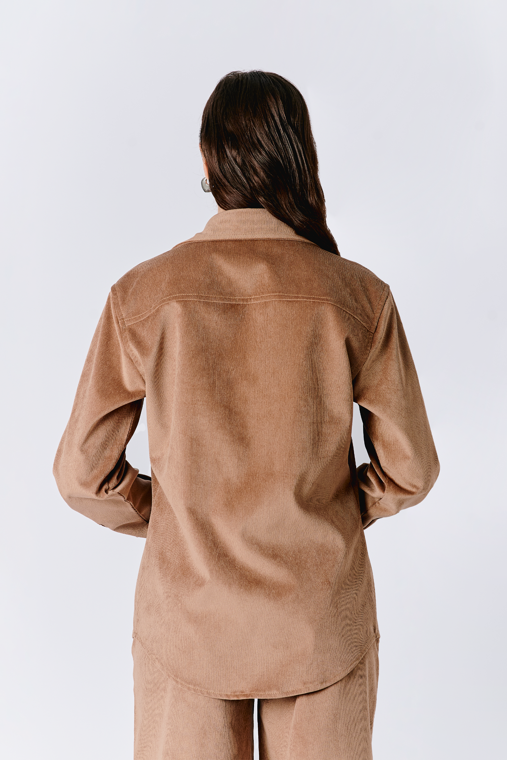 CAMISA THAIS DE CORDUROY MANGA LARGA TOPO