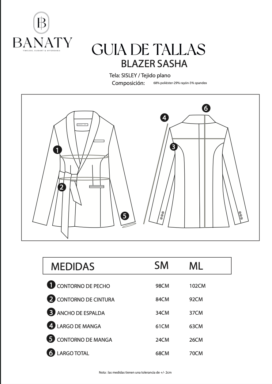 BLAZER SASTRE SASHA