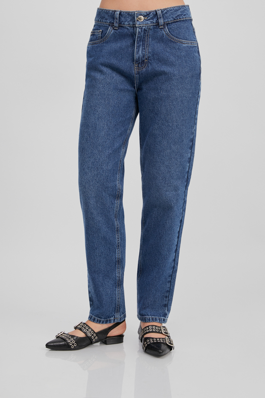 Mom Jean crystal blue