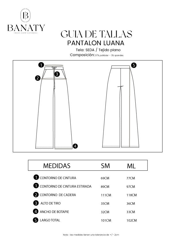 PANTALON DE SEDA LUANA