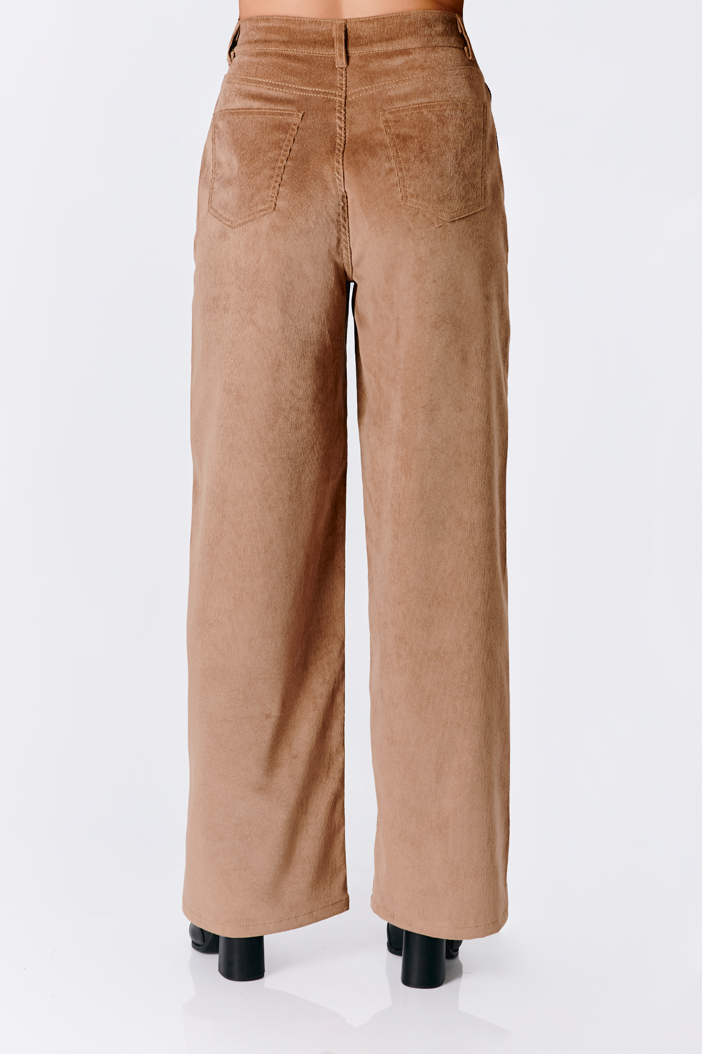 PANTALON A LA CINTURA RECTO THAIS TOPO