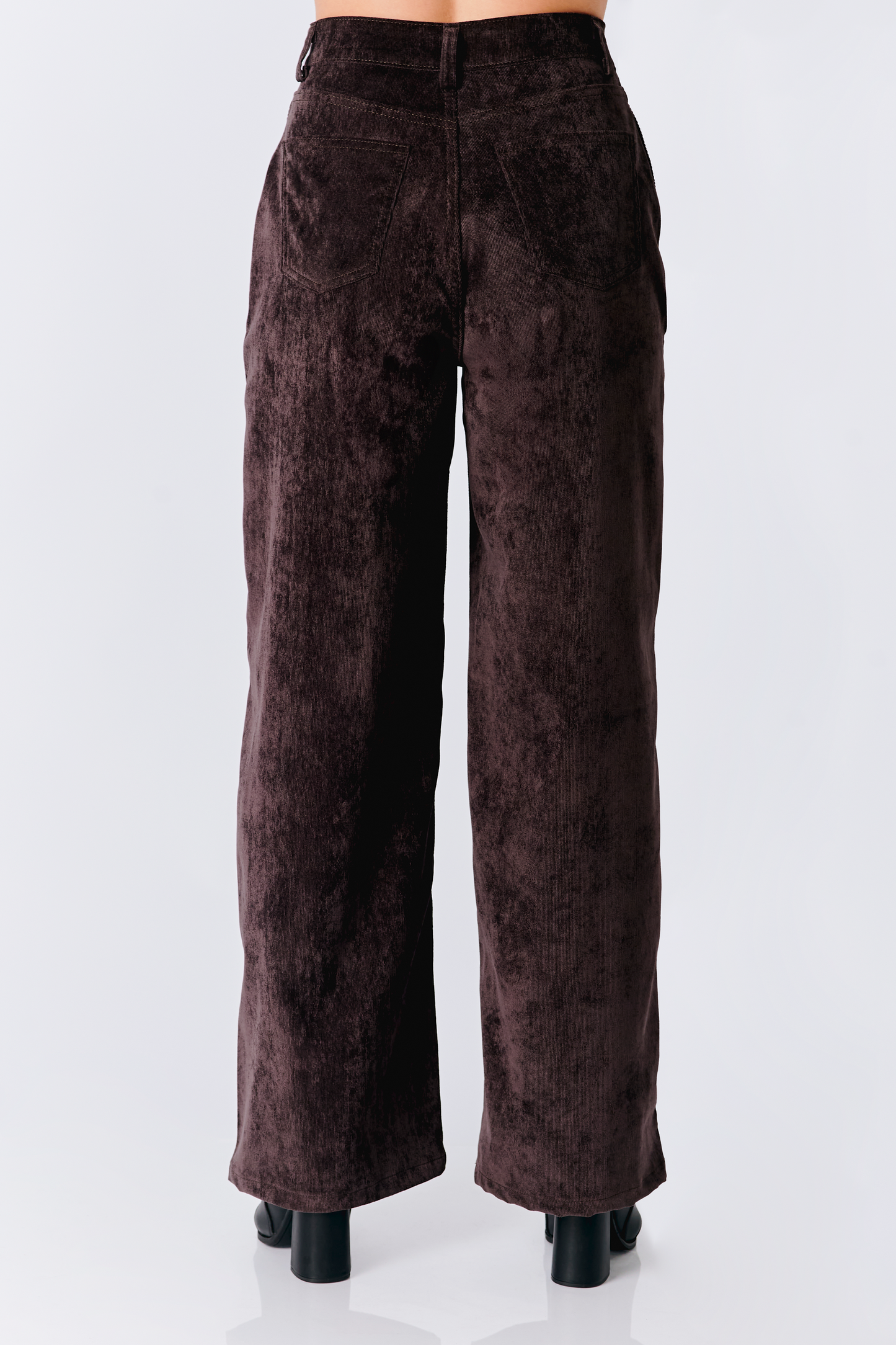 PANTALON A LA CINTURA RECTO THAIS MARRÓN
