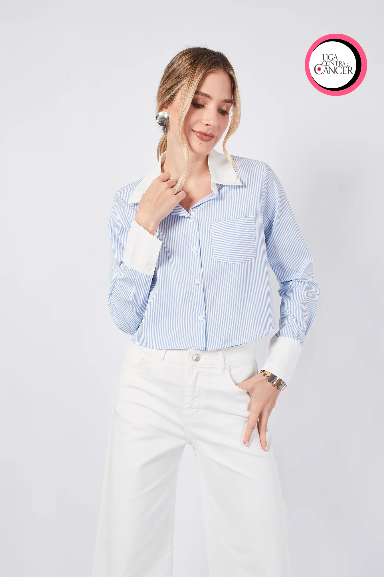 Blusa Crop Manga Larga Esther