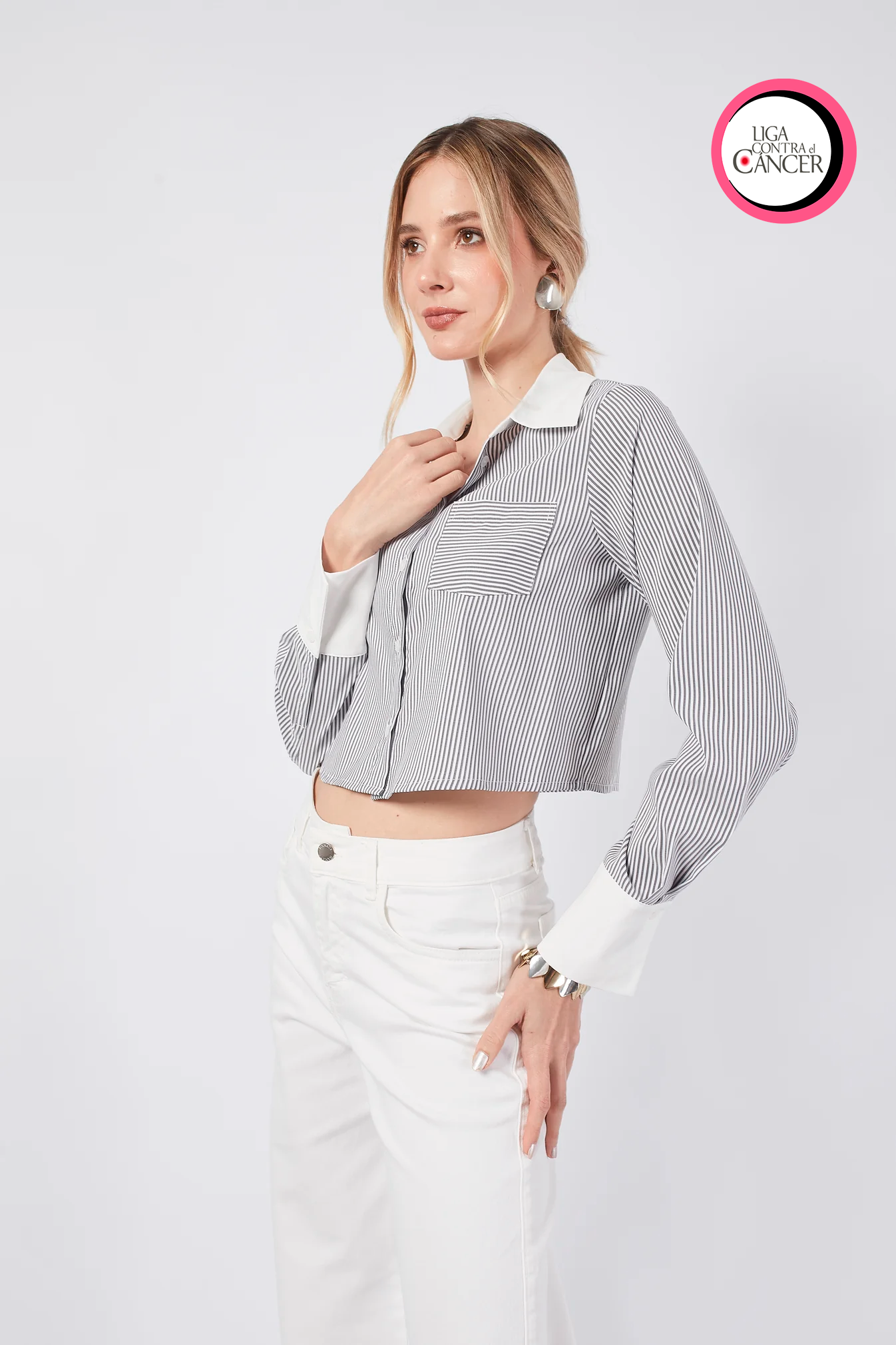 Blusa Crop Manga Larga Esther