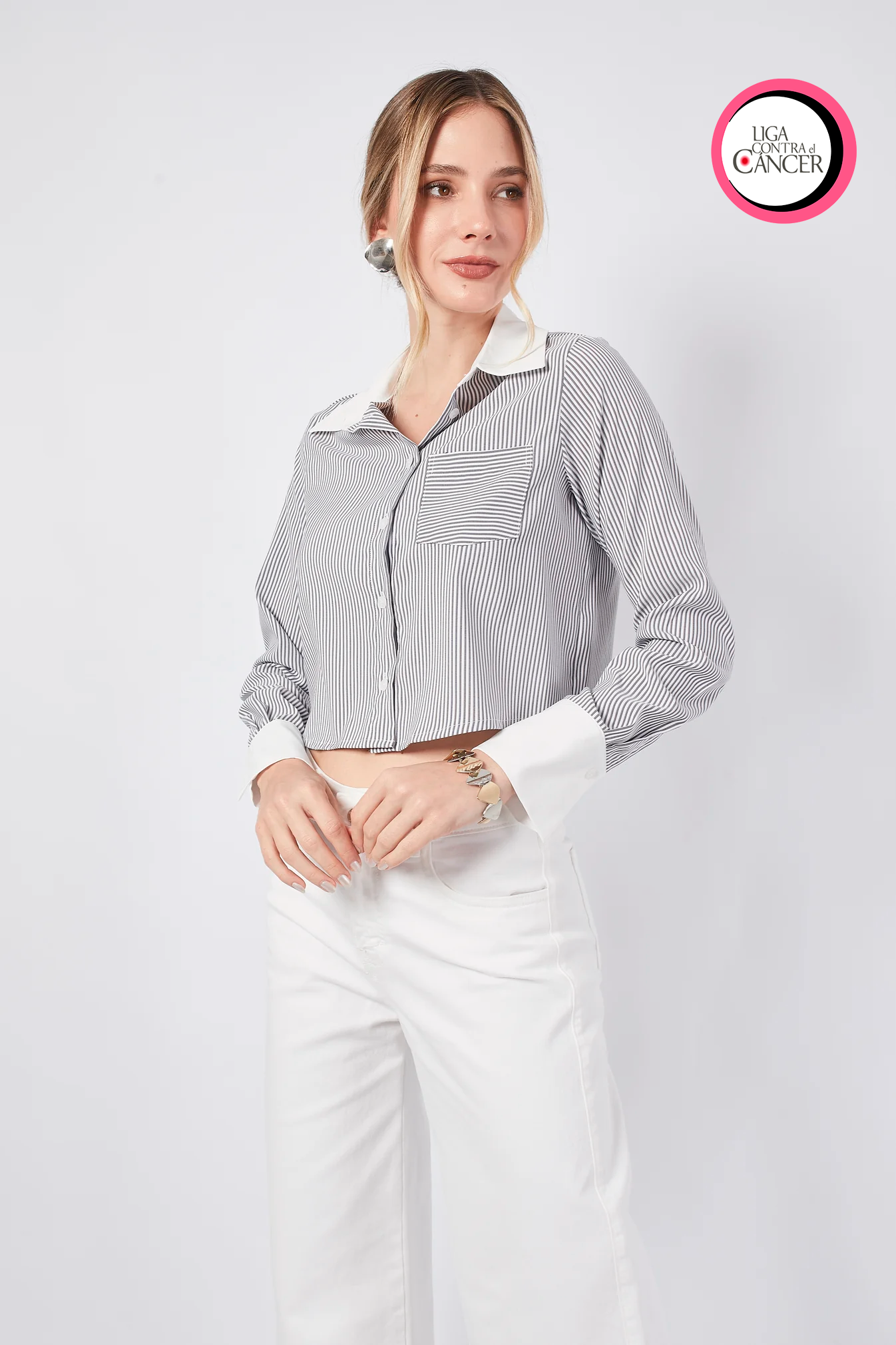 Blusa Crop Manga Larga Esther