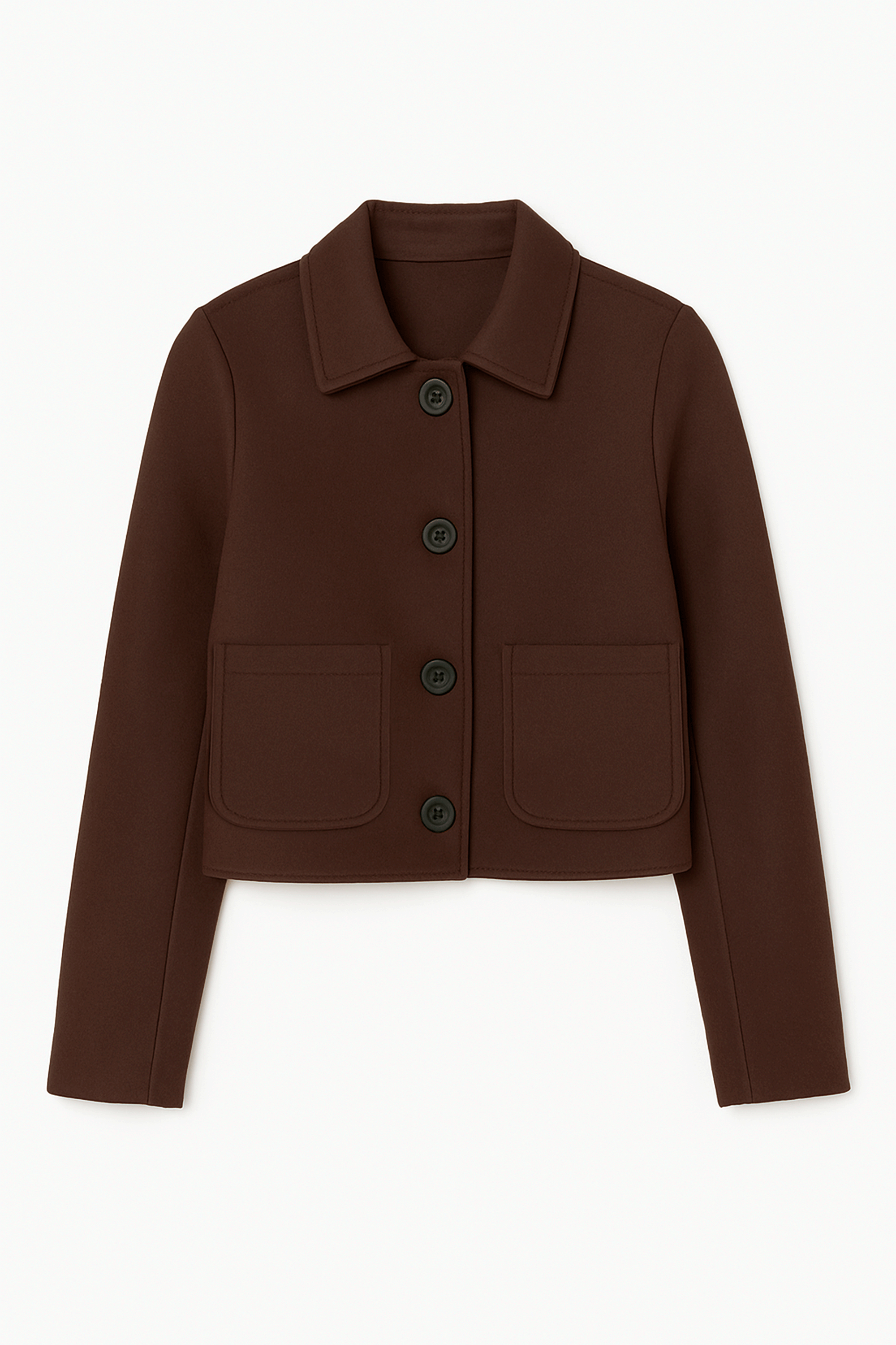 CASACA CROP SASTRE MADISON MARRON