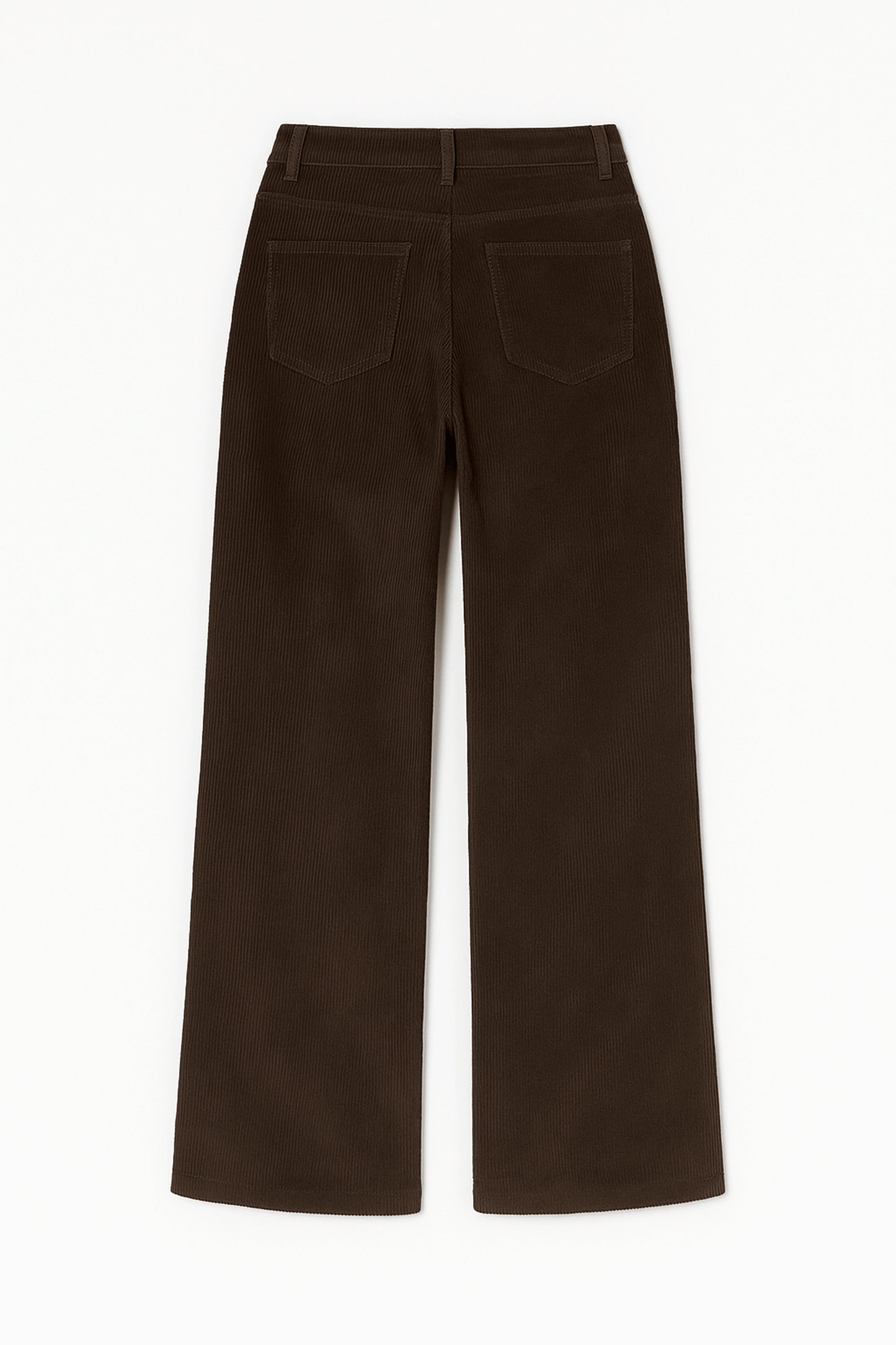 PANTALON A LA CINTURA RECTO THAIS MARRÓN