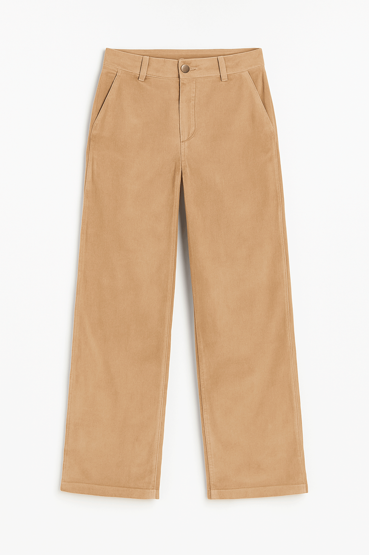PANTALON A LA CINTURA RECTO THAIS TOPO