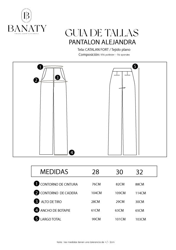 Pantalón Sastre Palazzo Alejandra Beige