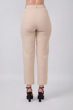 PANTALÓN SASTRE CATALAN BEIGE - ADRIANA