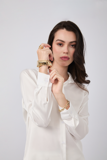 Blusa de Seda Perla