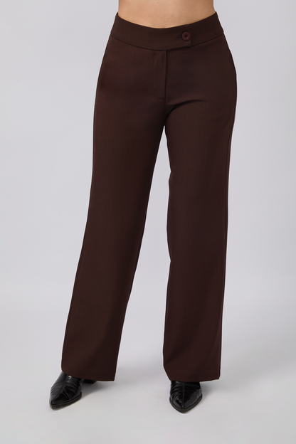 Pantalón sastre Julia Marrón