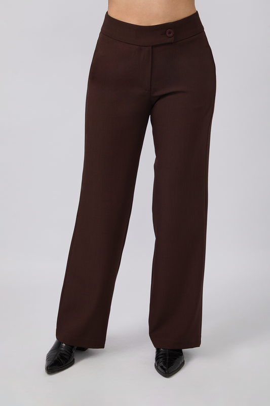 Pantalón sastre Julia Marrón