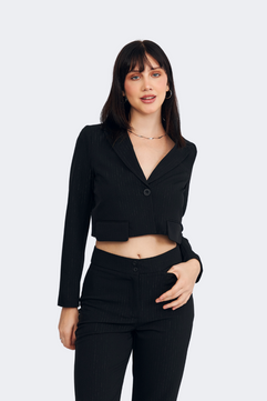 Blazer sastre Crop Cassie