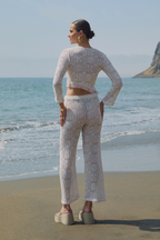 POLO TEJIDO ASIMÉTRICO MANGA LARGA - MACARENA