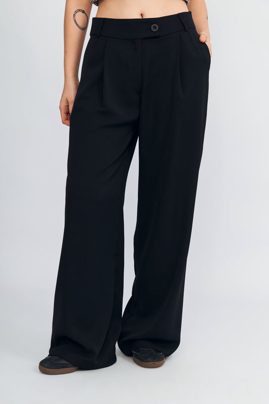 Pantalón Recto Paris Negro