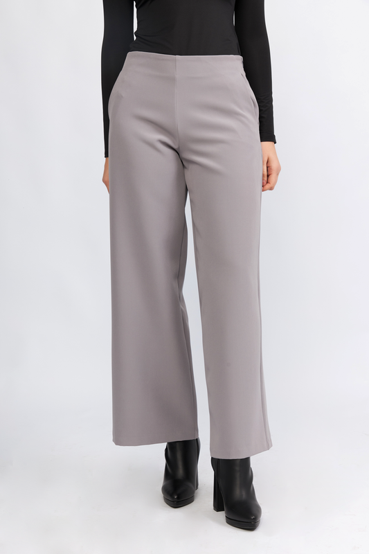 Pantalón Sastre Palazzo Alejandra Gris