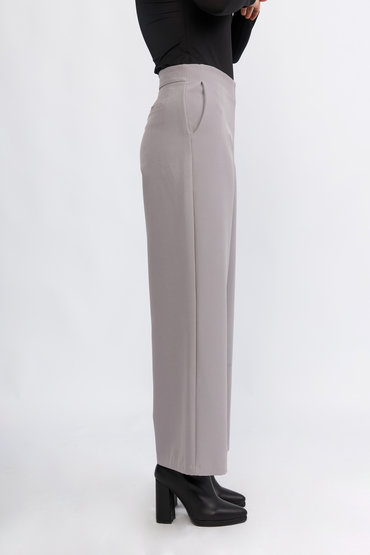 Pantalón Sastre Palazzo Alejandra Gris