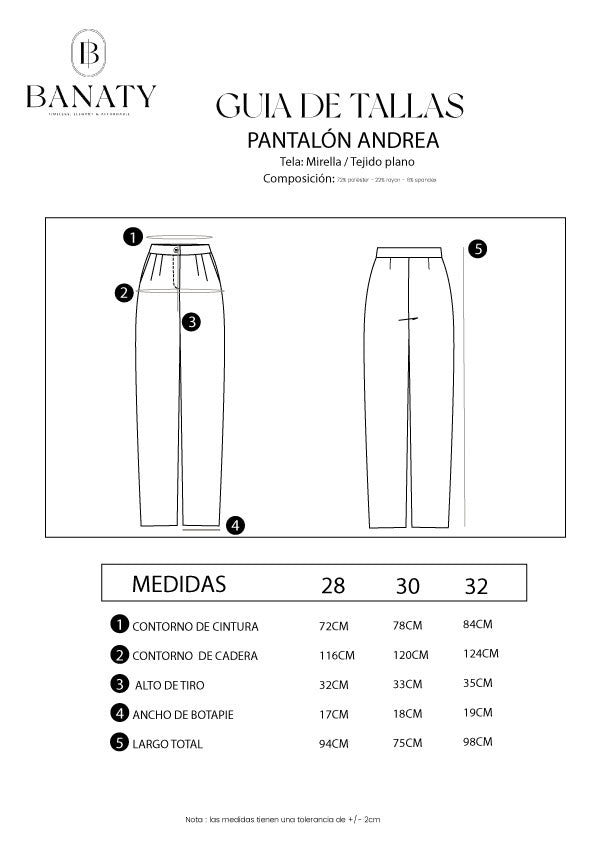 Pantalón Sastre Slouchy Andrea