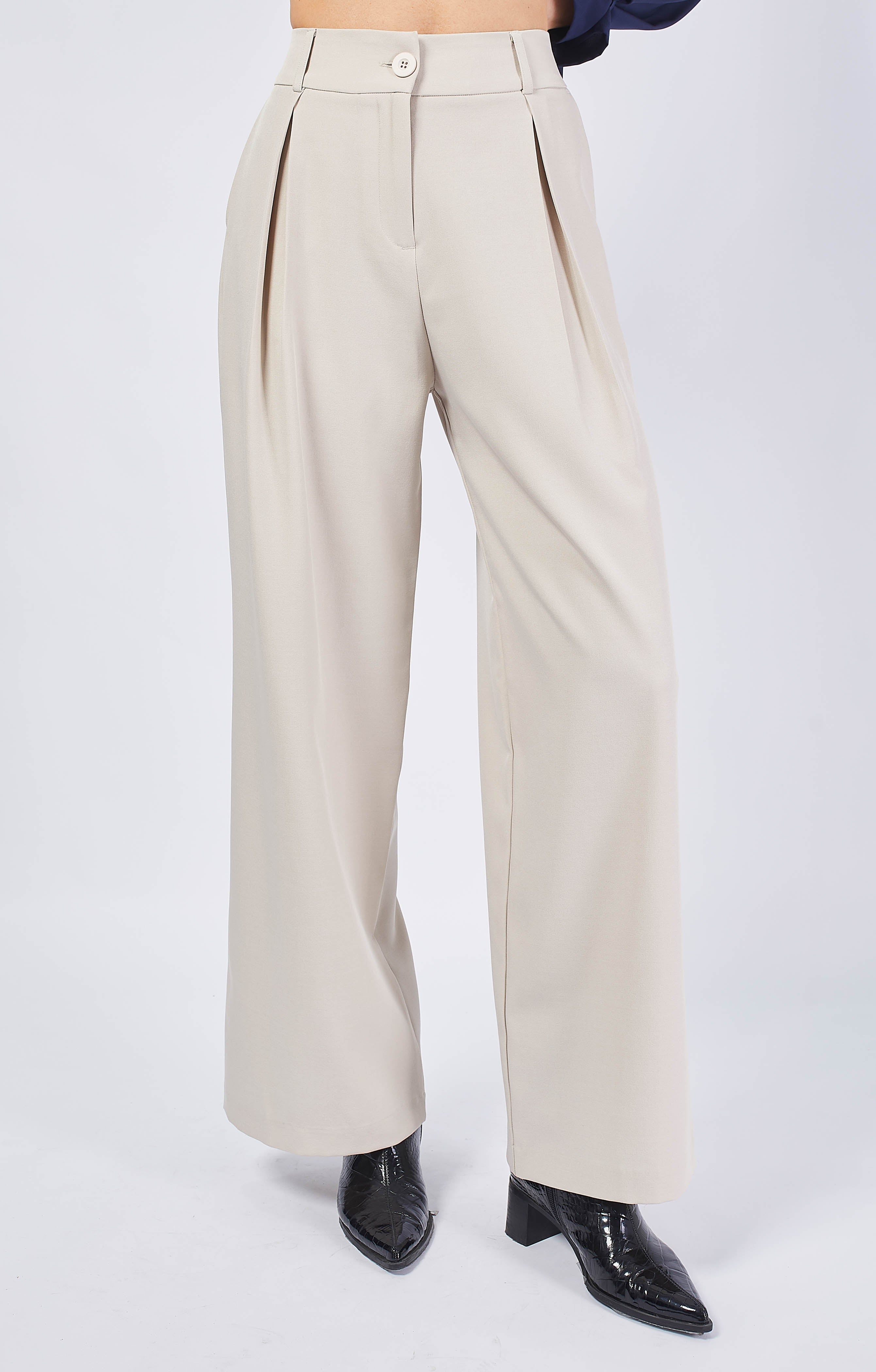 PANTALÓN SASTRE BEIGE - MERCEDES