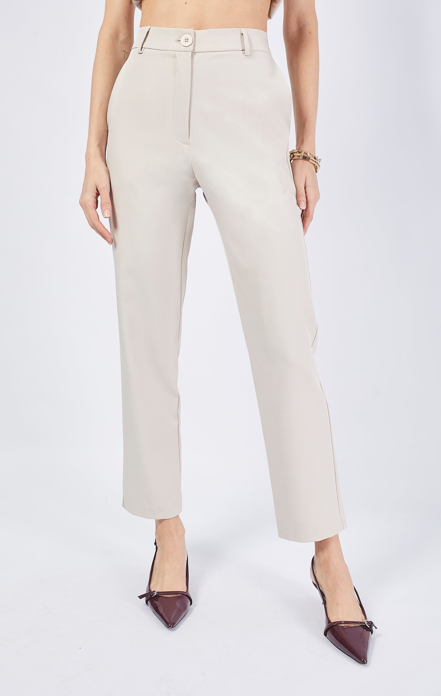 PANTALON SLOUCHY BEIGE - VIRGINIA