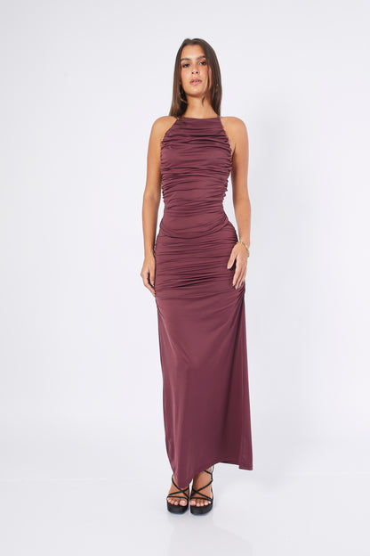 FALDA MIDI DRAPEADA VENECIA