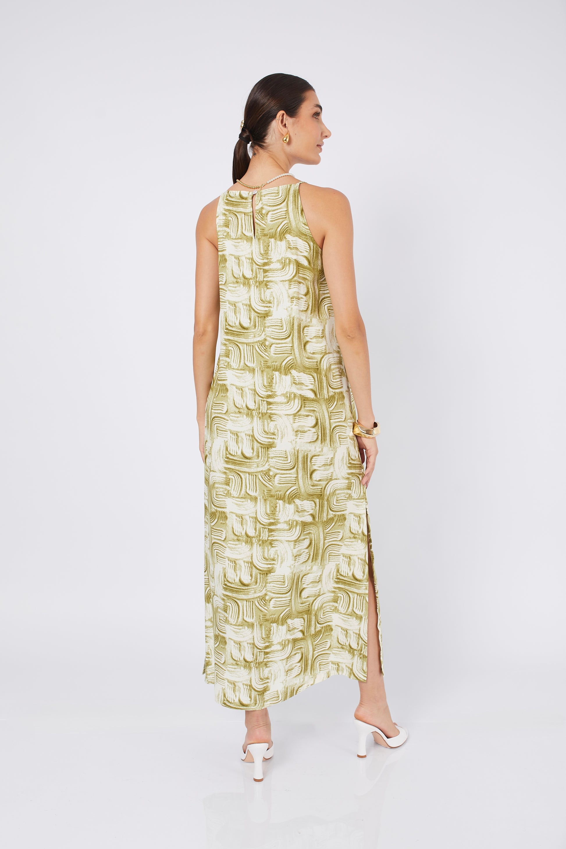 VESTIDO LARGO DE RAYON DEBORA