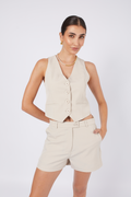 Chaleco Sastrero Beige
