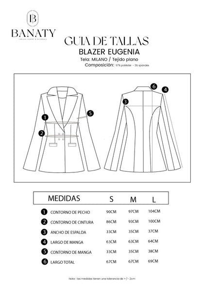 BLAZER SASTRE EUGENIA