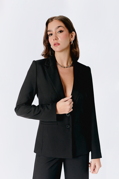 BLAZER GALA CON BOLSILLOS FUNCIONALES MUJER BANATY