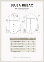 BLUSA CAMISERA CON BOTONES DELANTEROS Y POSTERIORES AMARILLO - BILBAO