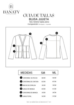 BLUSA CUELLO V JULIETA