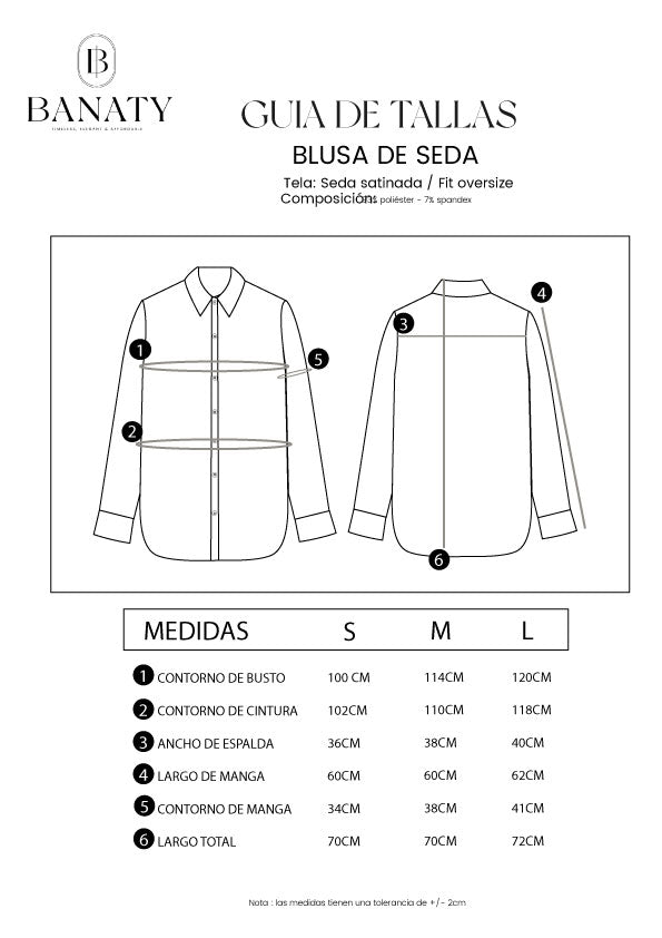 Blusa de Seda Beige