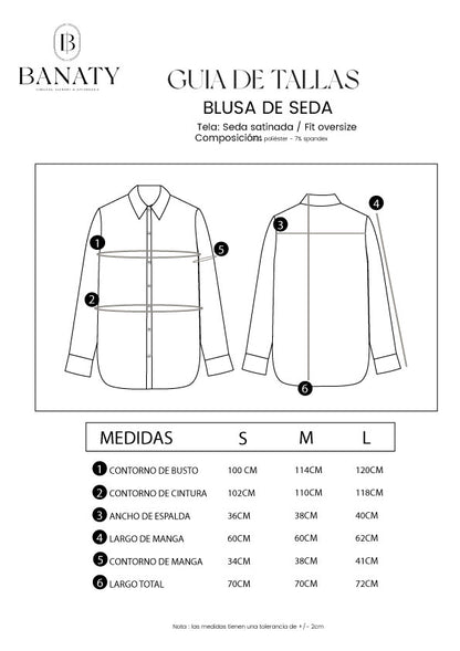 Blusa de Seda Beige