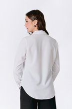 BLUSA LORENA MANGA LARGA CON BOTONES DE MUJER saga