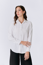 BLUSA LORENA MANGA LARGA CON BOTONES DE MUJER saga