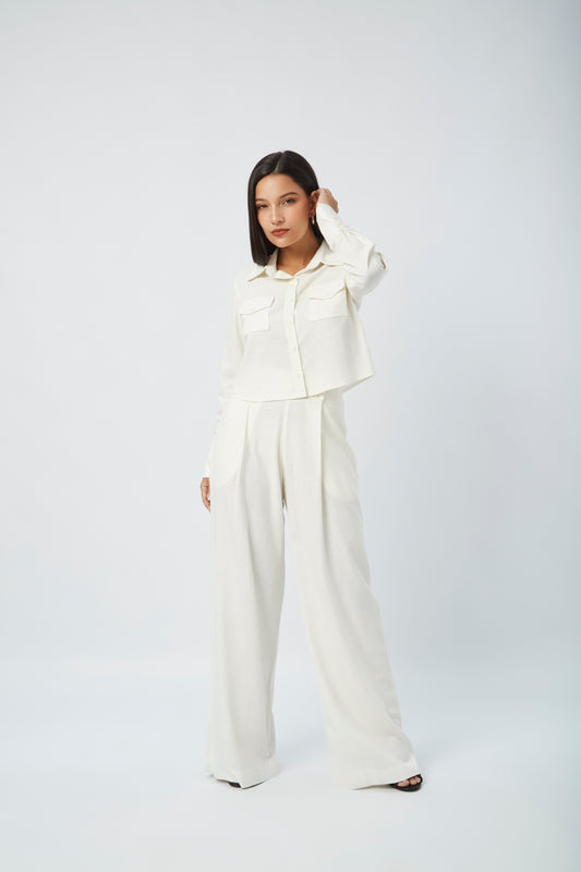 Pantalón de Lino Aitana Perla