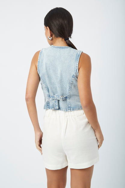 Chaleco Denim Ice