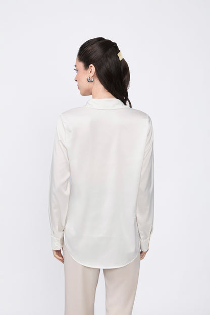Blusa de Seda Perla