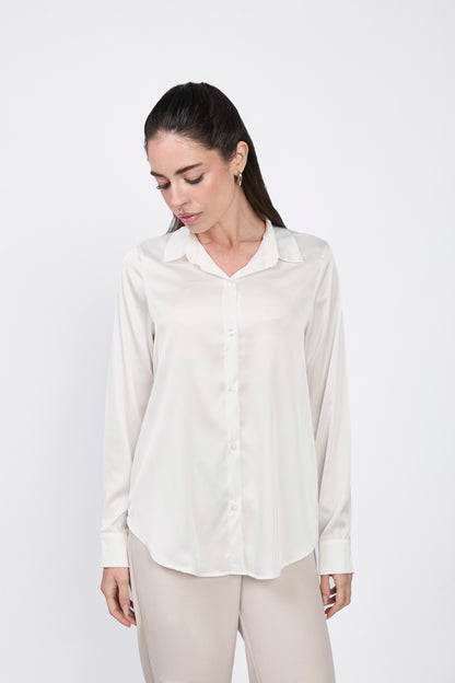 Blusa de Seda Perla