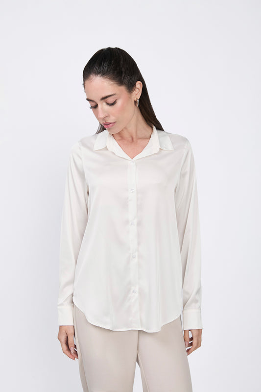 Blusa de Seda Perla