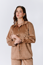 CAMISA THAIS DE CORDUROY MANGA LARGA MUJER BANATY