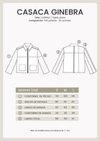 CASACA GINEBRA DE CUERINA CON CIERRE NEGRO